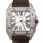 ZB Royal Edge Cartier – Classic Leather Strap Men's Watch