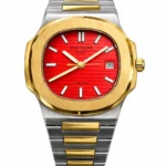 ZB Patek Philippe Automatic – Two-Tone Red Dial Automatic Watch