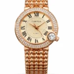 Cartier Ballon Bleu Ladies Rose Gold Diamond Watch