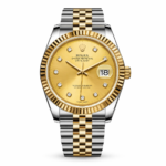 Rolex Oyster Perpetual Datejust Two-Tone Gold Dial Diamond Markers automatic watch