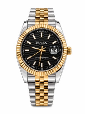 Rolex Luxury Two-Tone Stainless Steel Quartz Watch for Men