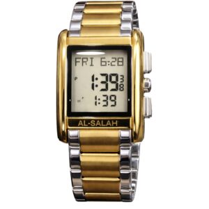 al-salah two tone digital prayer watch