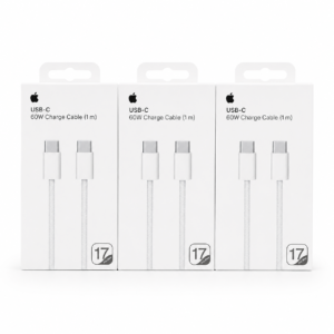 Apple USB-C 60W Charge Cable 1 Meter for Fast Charging and Data Transfer