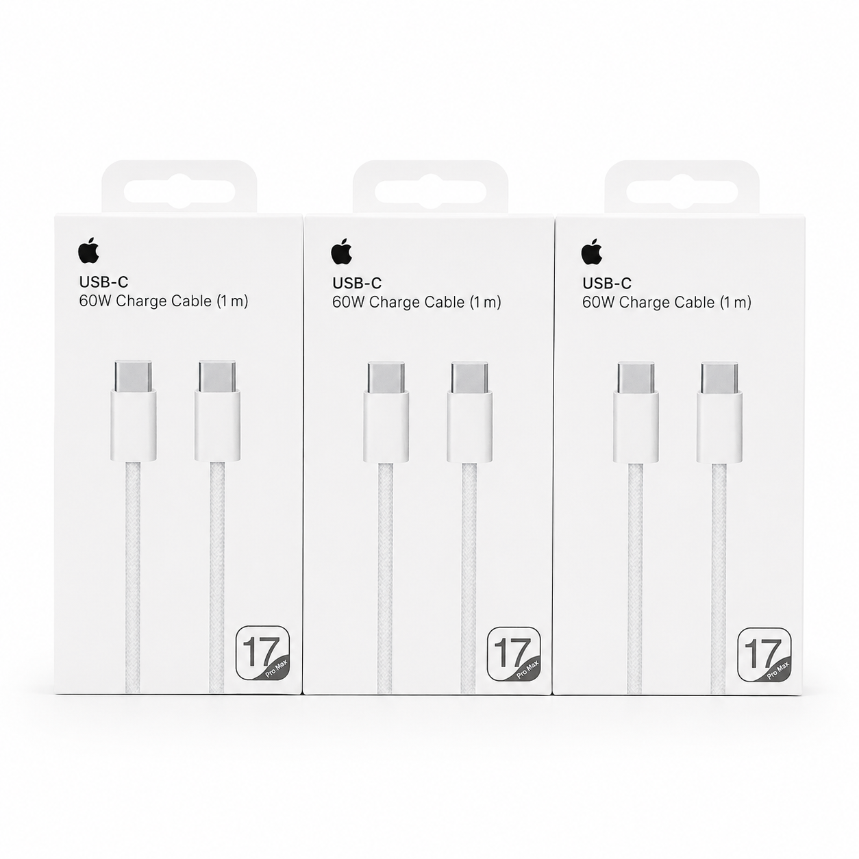 Apple USB-C 60W Charge Cable 1 Meter for Fast Charging and Data Transfer
