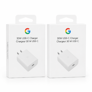 Google 30W USB-C Fast Charger Power Adapter for Pixel iPhone and Samsung Devices